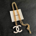 Chanel CC Pendant Gold-Tone Chain Necklace