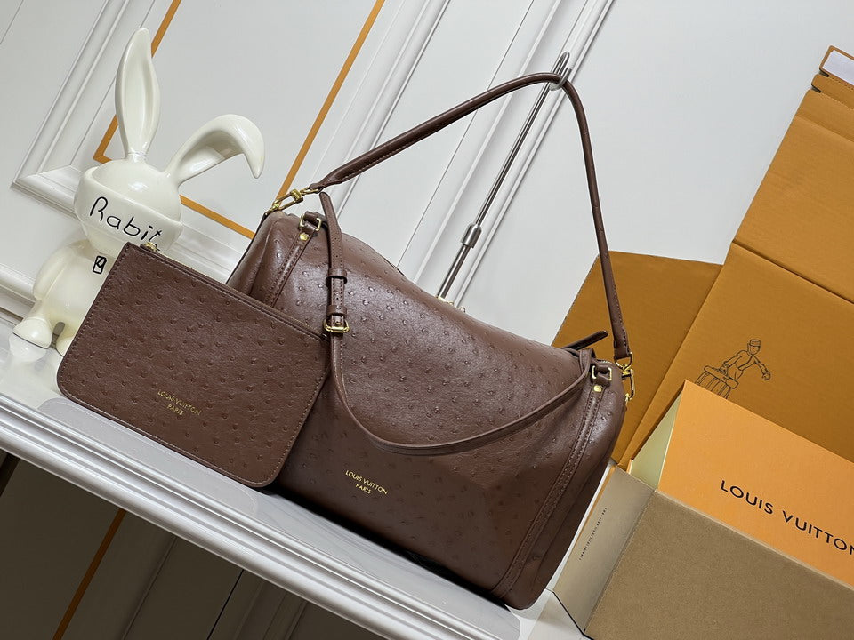 Brown Louis Vuitton Handbag with Matching Pouch